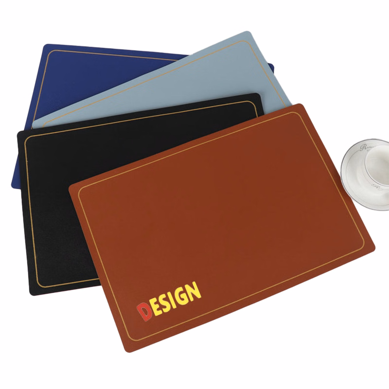 Modern Faux Leather Dining Placemat