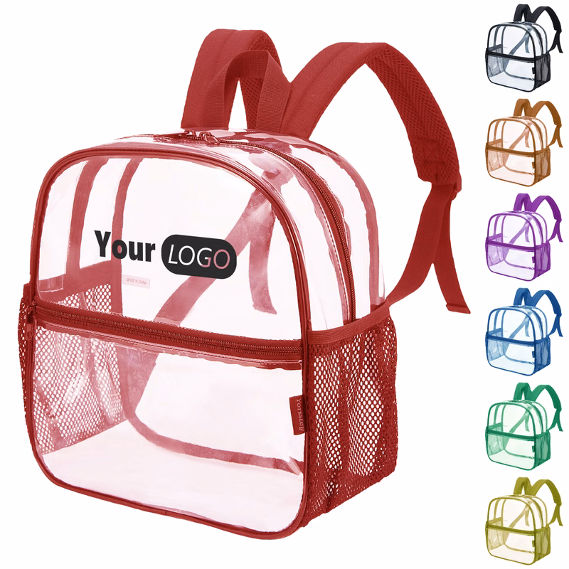 Pvc Transparent Backpack For Security And Branding