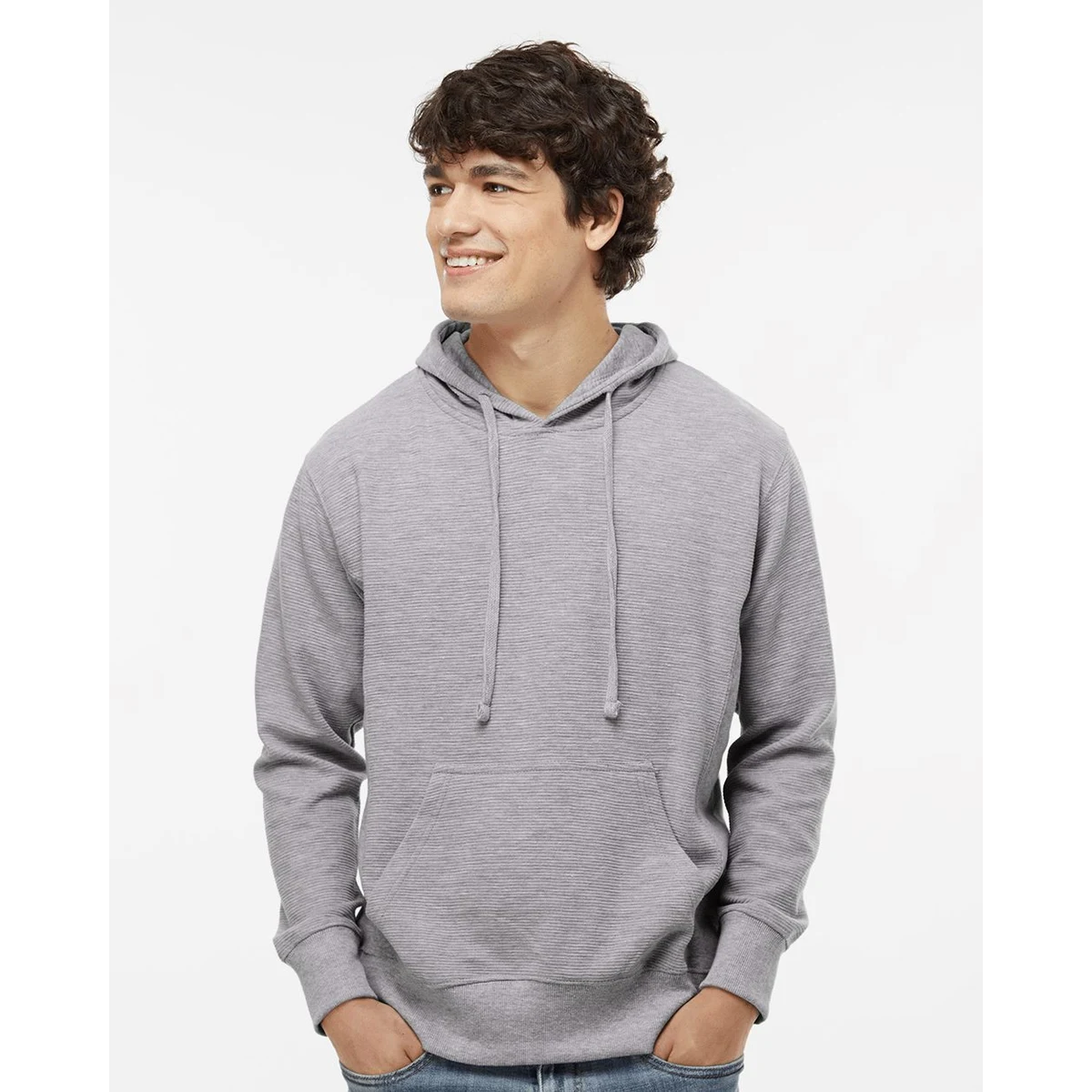Men's Ripple Fleece Hooded Sweatshirt - 8706, custom hoodie or sweatshirt with logo imprint 1