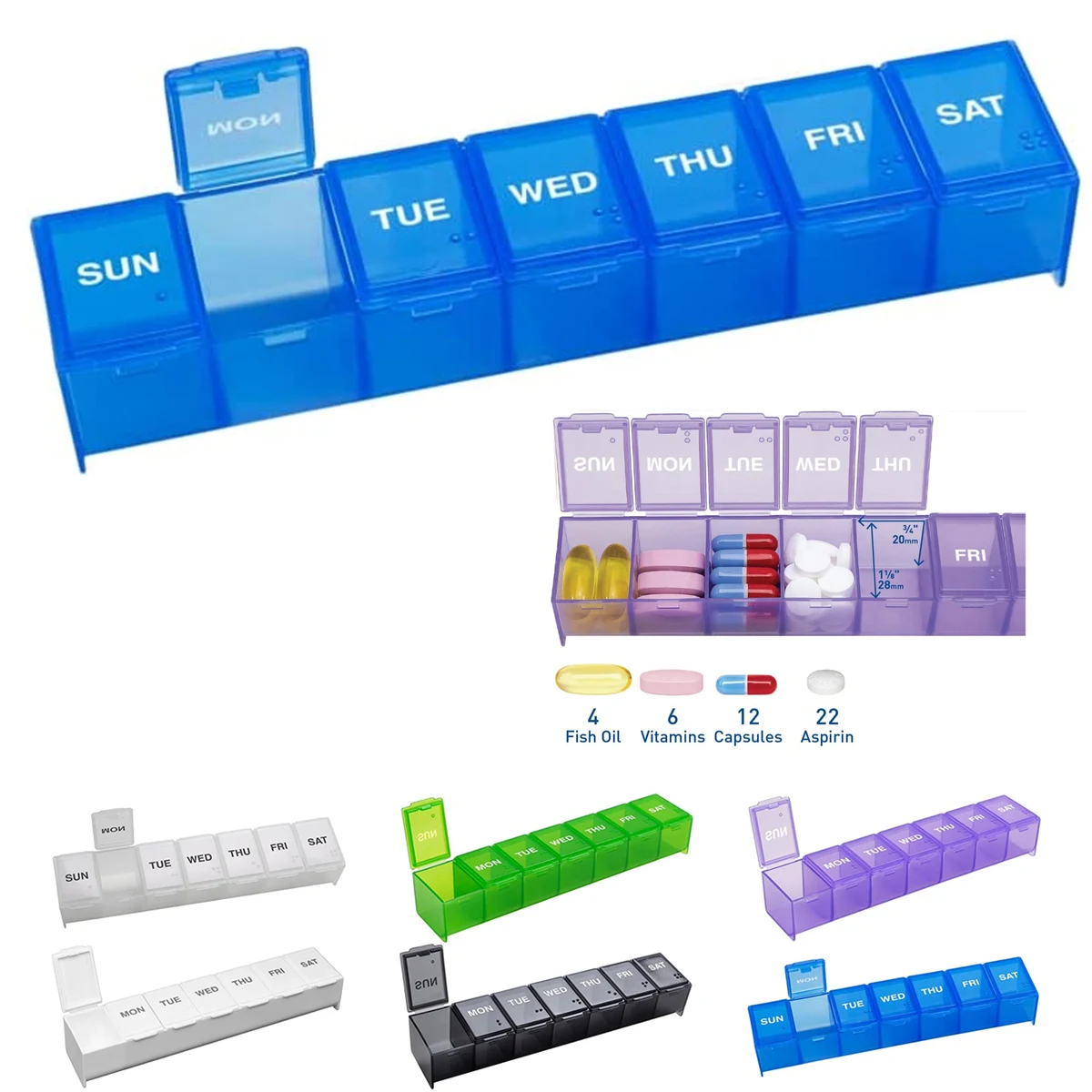 Pill Organizer/Weekly (7-Day) Organizer 1