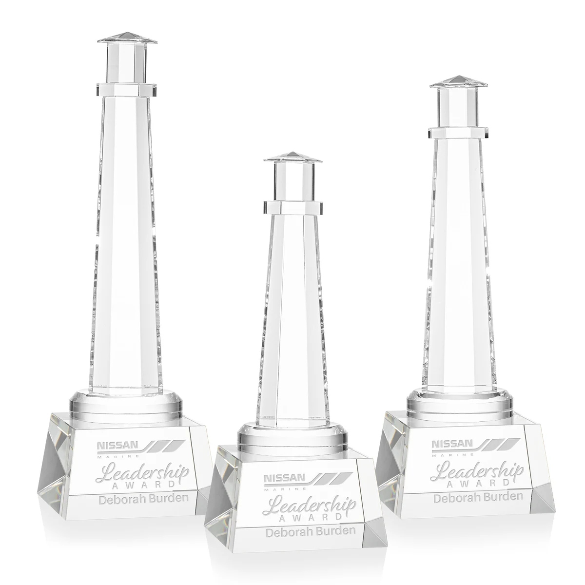 Lighthouse Award on Robson Base - Clear 1
