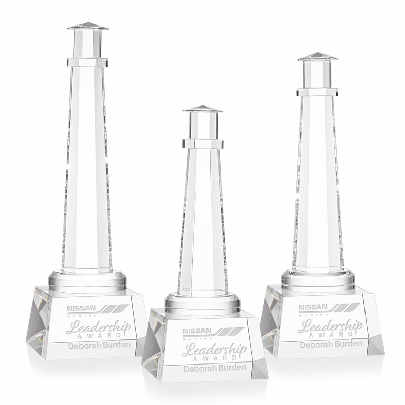 Lighthouse Award on Robson Base - Clear