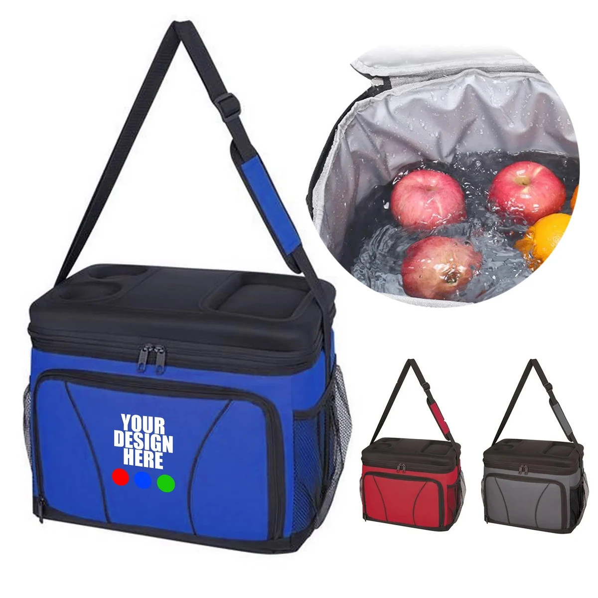 Crossbody Waterproof Cooler Bag w/ Strap 1