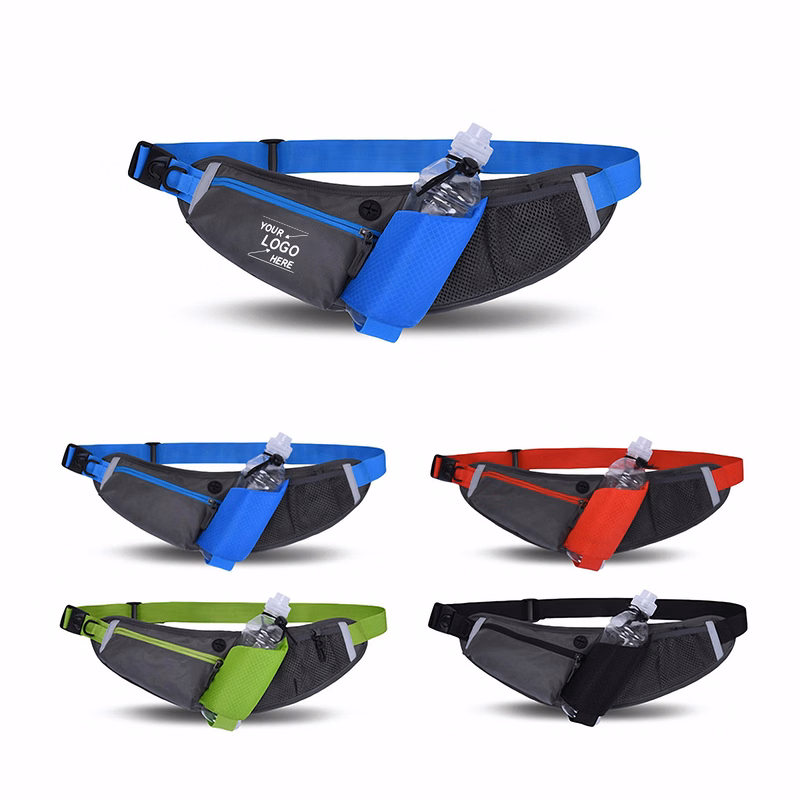 Waterproof Hiking Waist Pack with Water Bottle Holder