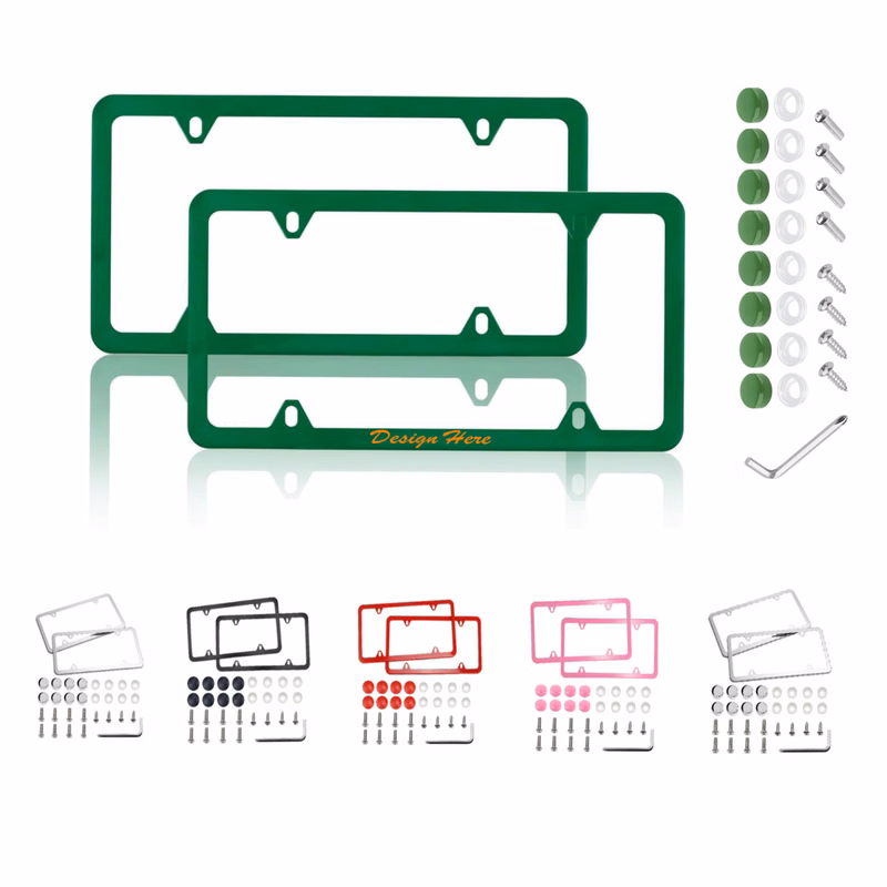Four-Hole US-Style License Plate Holder