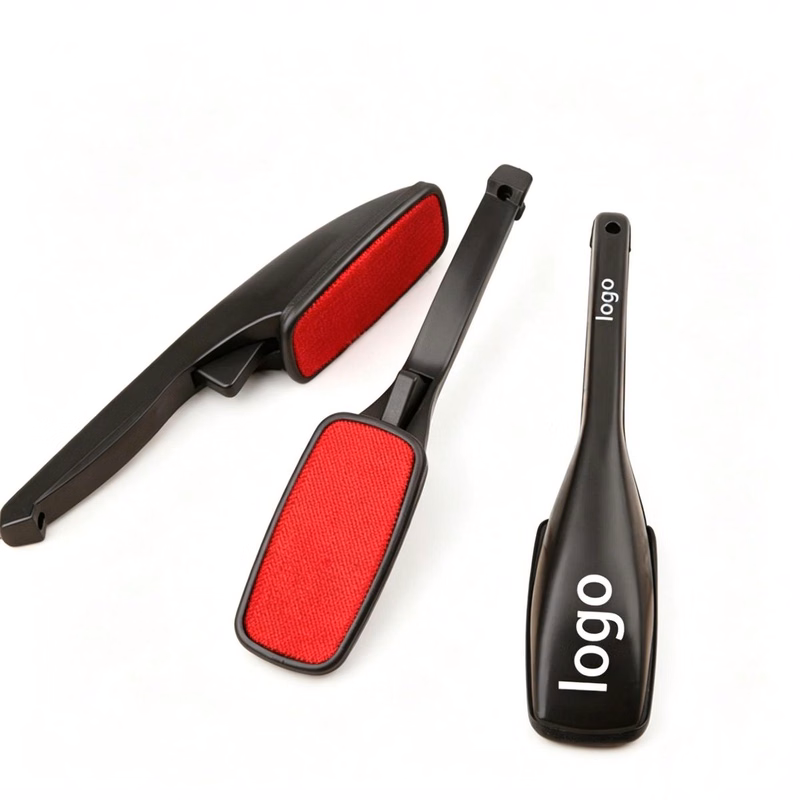 Plastic Rotatable Static Hair Dust Removal Brush