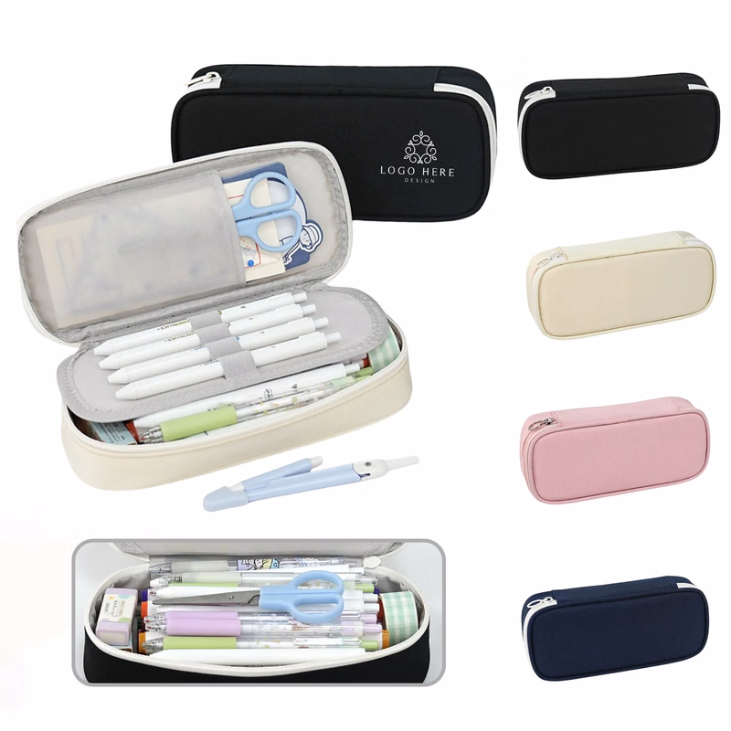 Pencil Case Storage Pouch with Zipper