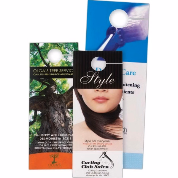 Doorknob Hanger - Full Color Front, Blank Back