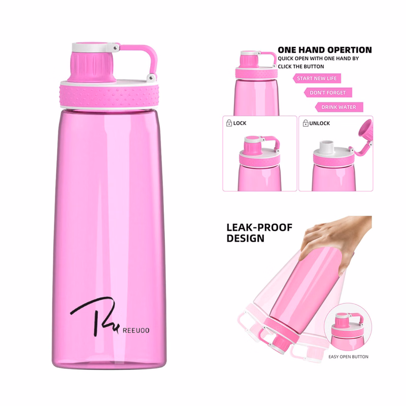 1000ML Portable BPA-FreeTritan Sports Water Bottle