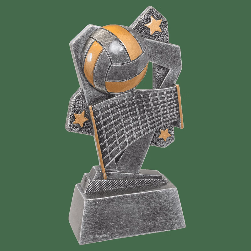 6-1/2" Tall Volleyball Triumph Resin