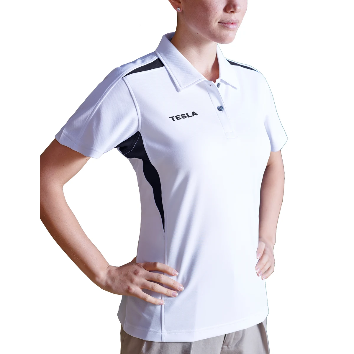Ladies' Tesla Mini Ottoman Polo Shirt 1