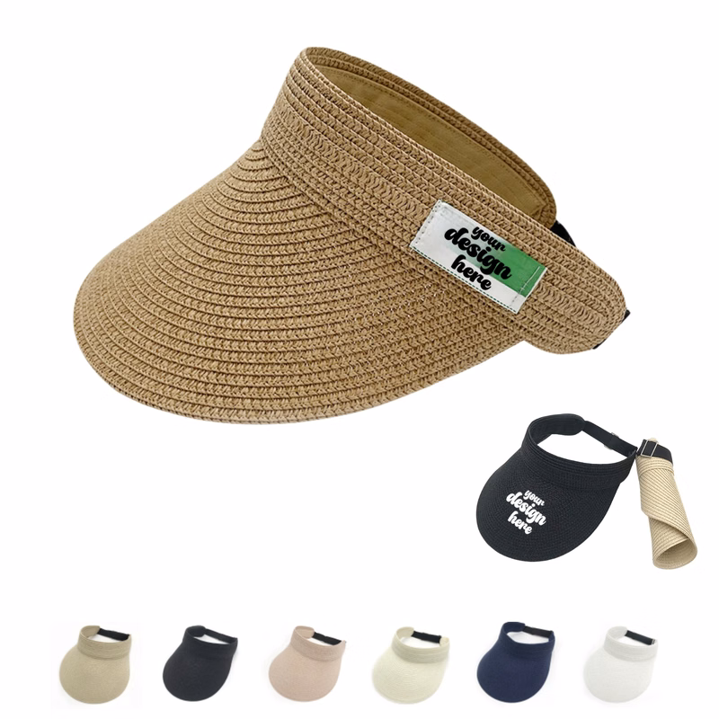 Straw Sun Visors for Women