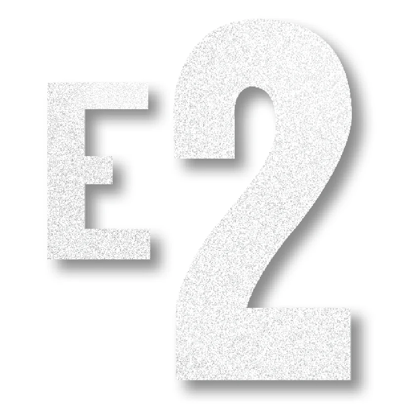 8" Individual Reflective Letters or Number Sticker 1
