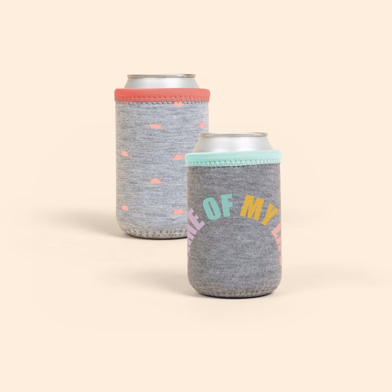 LIAM - HEATHERED JERSEY KNIT NEOPRENE CAN INSULATOR