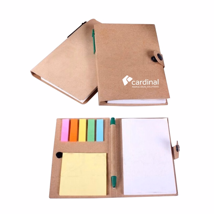 Craft Paper Notebook w/ Ballpoint Pen