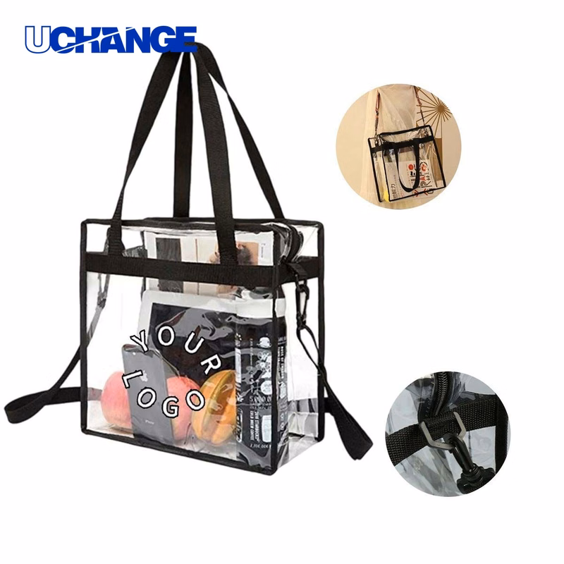 Transparent PVC Storage Bag Organizer with Smooth Zipper