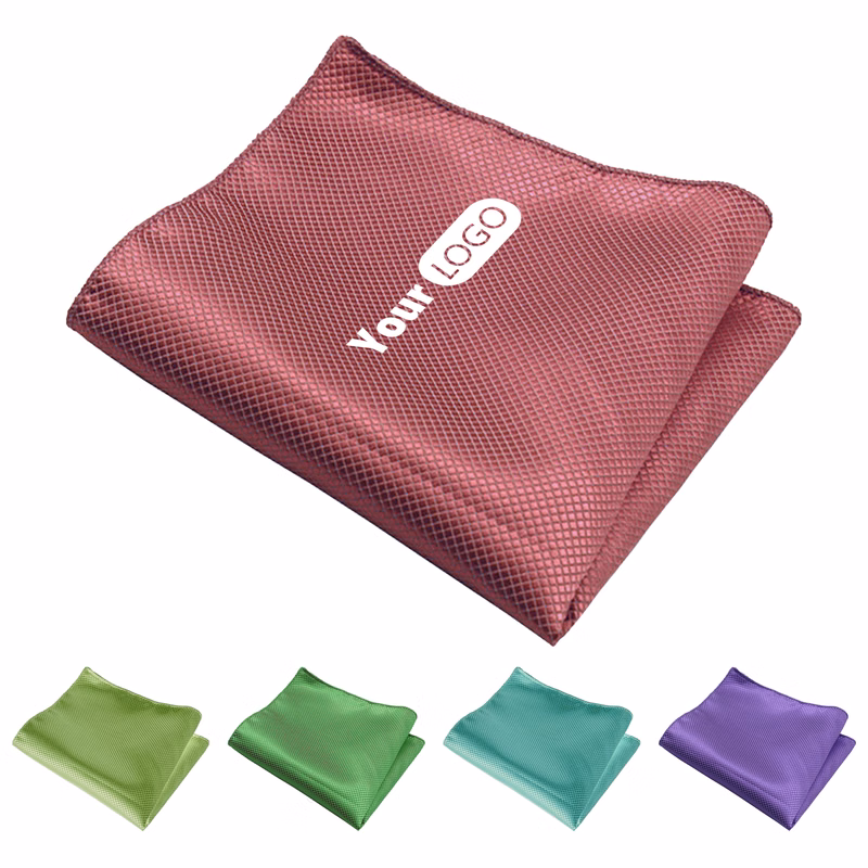 Polyester Versatile Pocket Square Handkerchief For Formal And Casual Wear