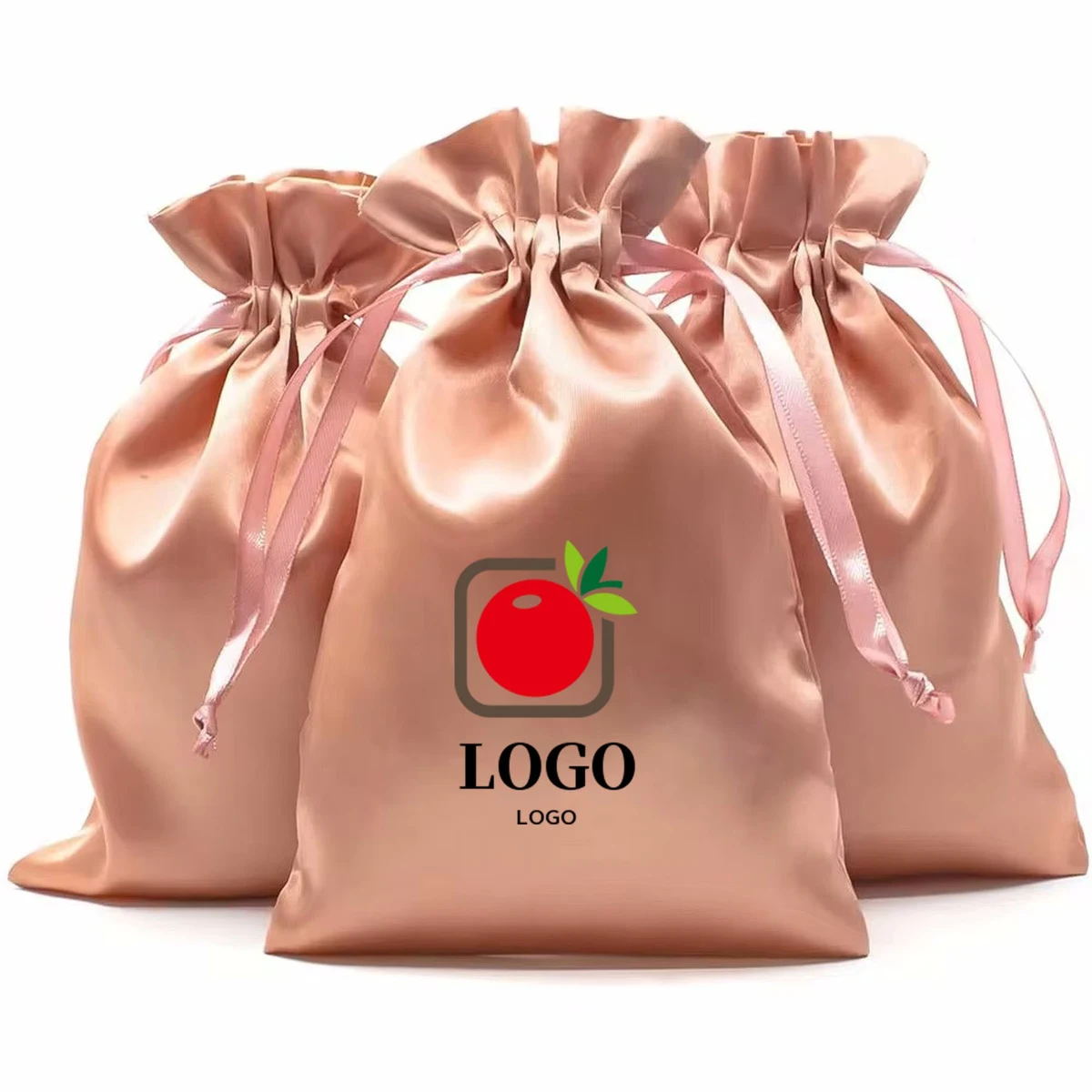 Satin Drawstring Bags Jewelry Pouch Wedding Gift Bags 1