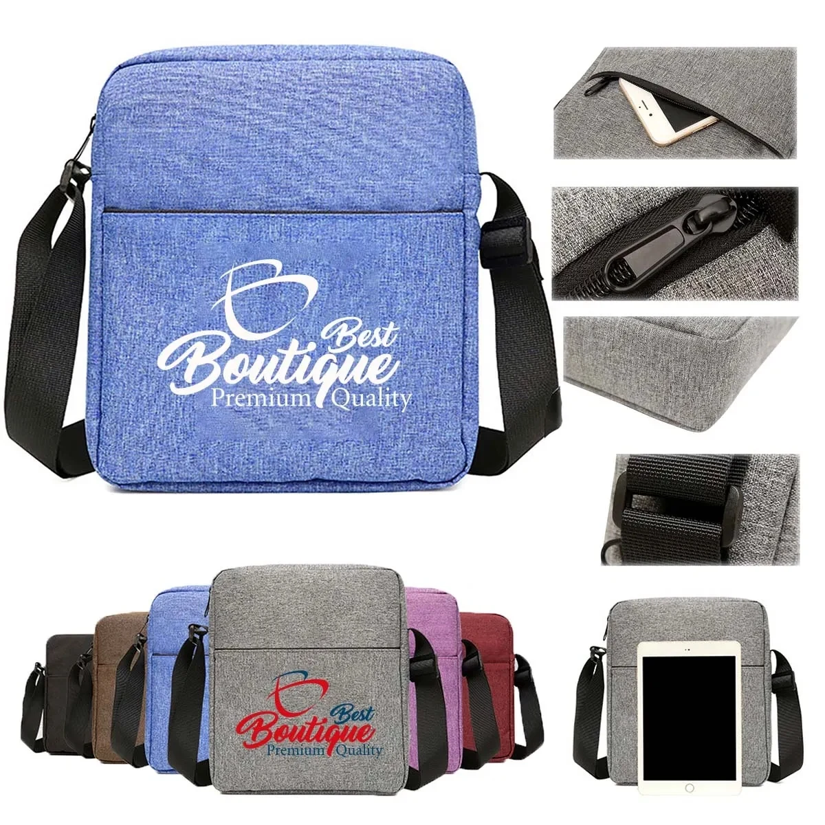 Casual Shoulder Light Messenger Bag with Adjustable Strap 1