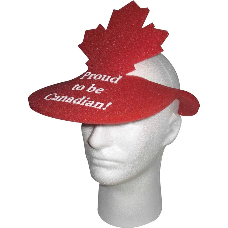Maple Leaf Pop Up Visor 1