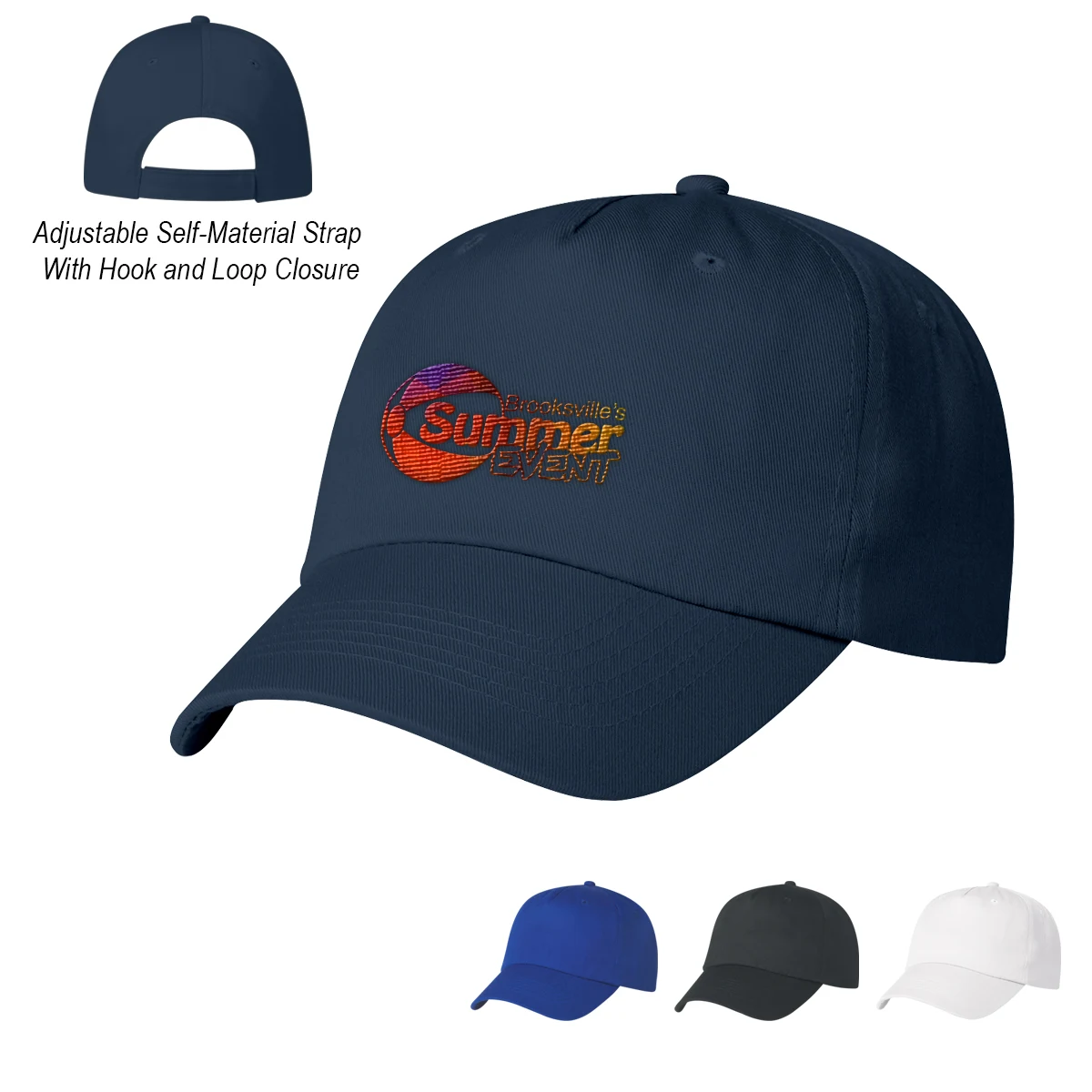 5 Panel Polyester Cap 1
