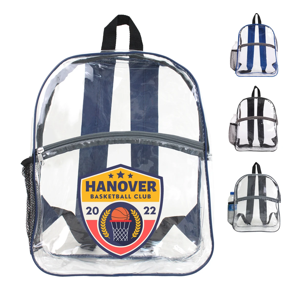 New & Improved Clear Zipper Backpack 1