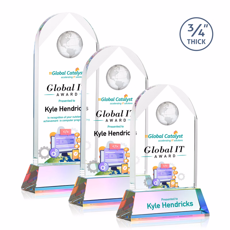 Blake Globe VividPrint™ Award on Newhaven - Prismatic