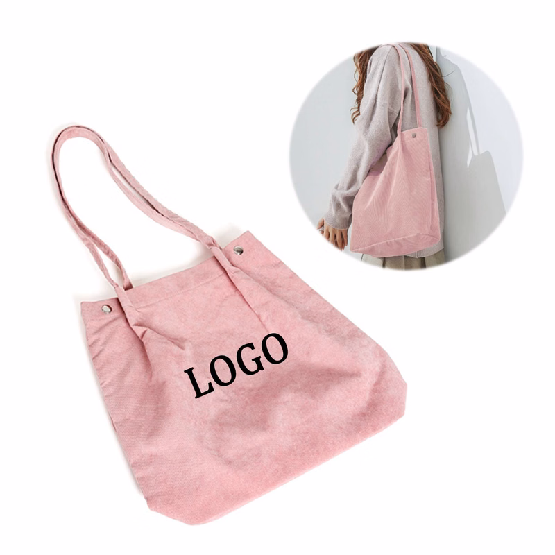 Women's Corduroy Tote Bag