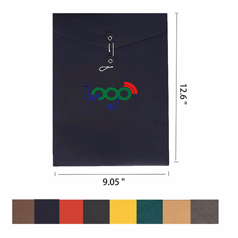 Environmentally Friendly Kraft Document Paper Bag