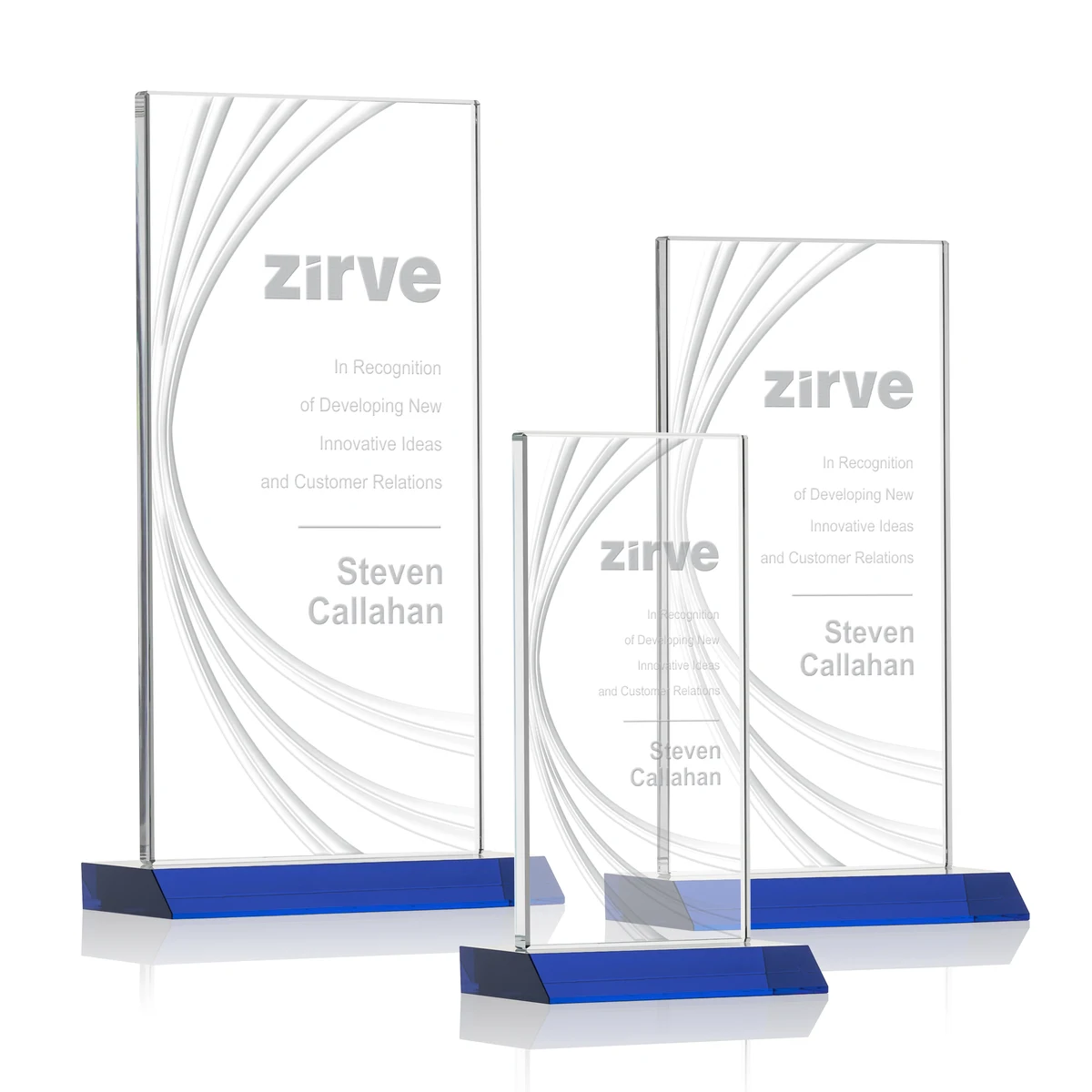 Hawkins Liquid Crystal™ Award - Blue 1