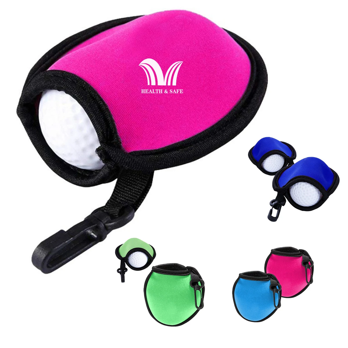 Neoprene Golf Ball Clean Pouch 1