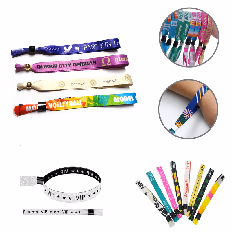 MOQ100 Event Wristbands For Music Festivals