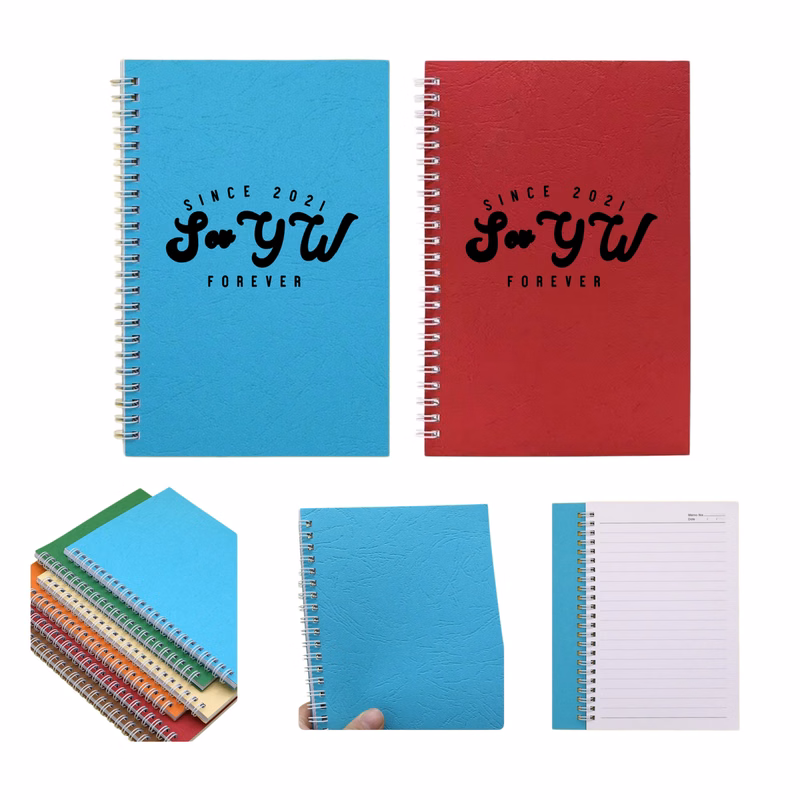 A5 Textured Cover  Coil Notebook