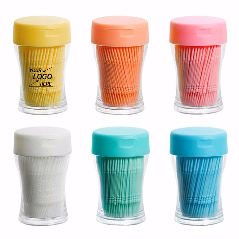 Dual-Ended Toothpicks in Plastic Bottle