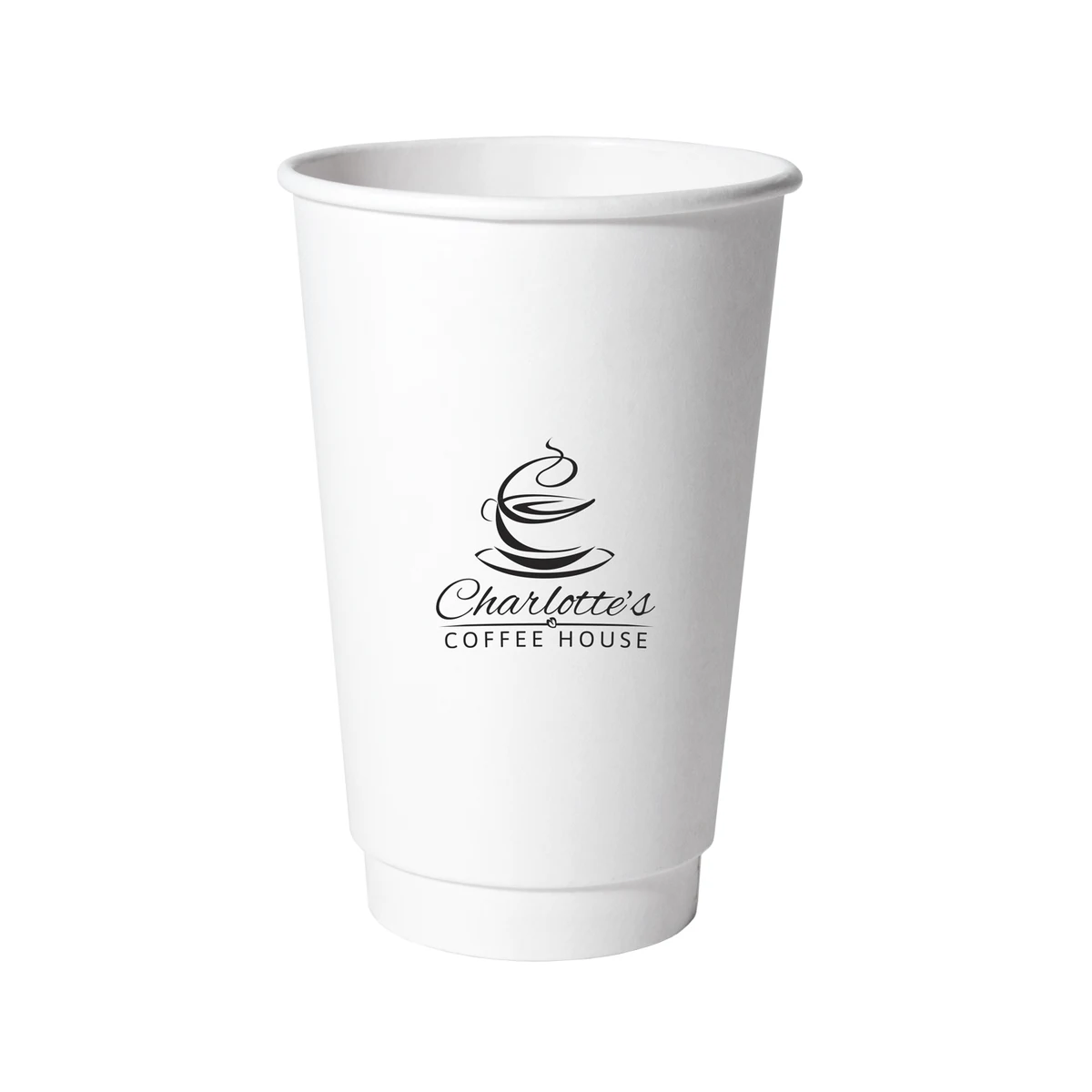 16 oz. Double-Wall Paper Hot Cup - Flexographic printed 1