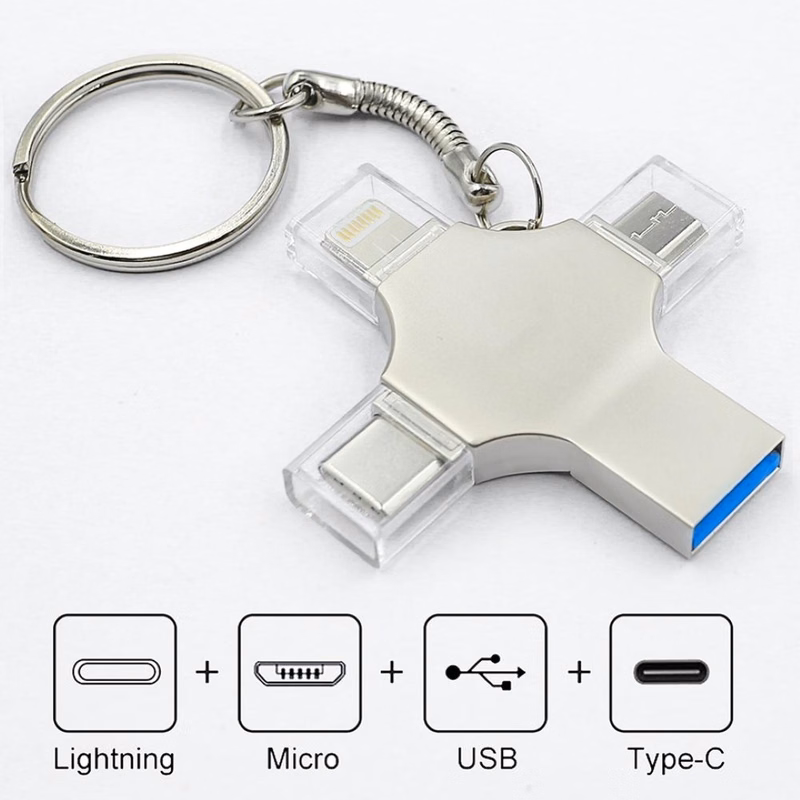 4 in 1 USB Flash Drive 8GB