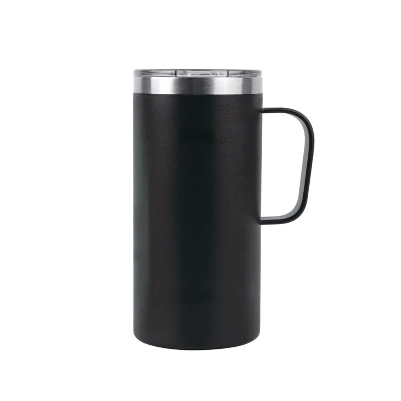 Vacuum Stainless Steel Tumbler with Handle, 20 oz. 1