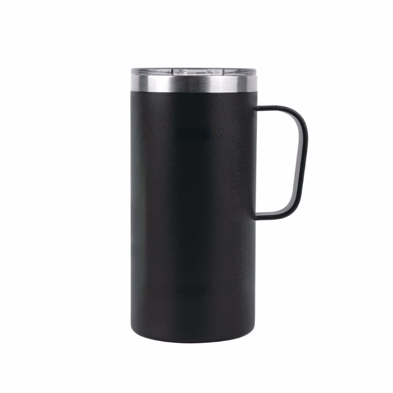 Vacuum Stainless Steel Tumbler with Handle, 20 oz.