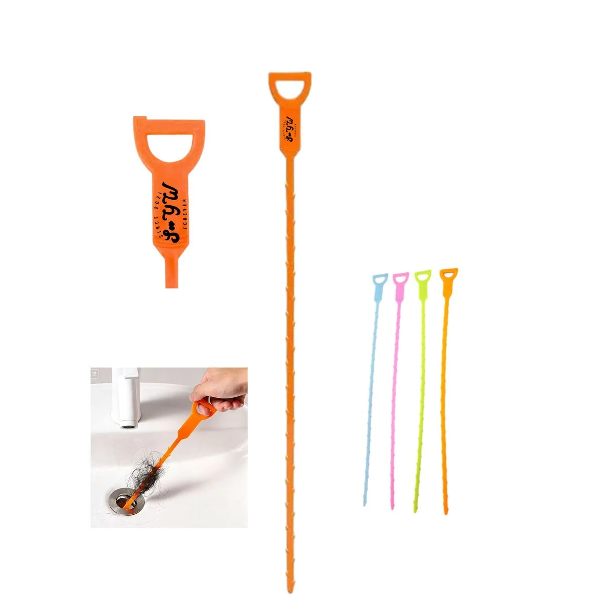 Flexible Drain Hook for Clog Removal 1