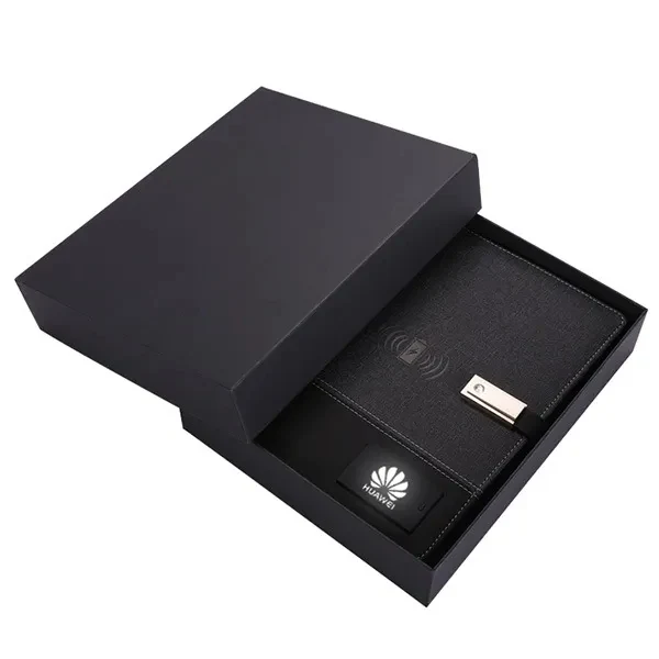 8000mAh Charging NoteBook with USB Drive Gift Set 1
