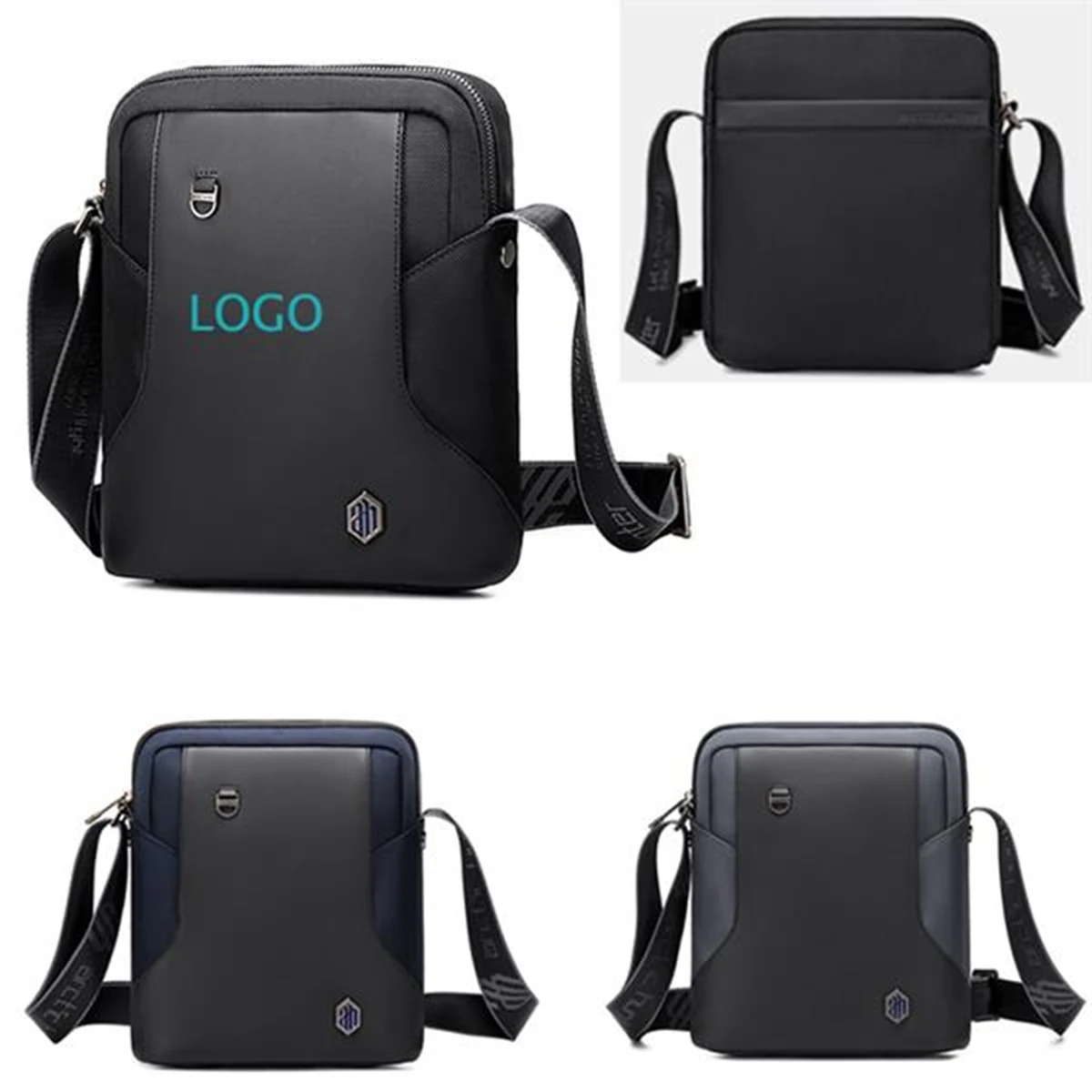 Men's Leather Shoulder Crossbody Bag 1