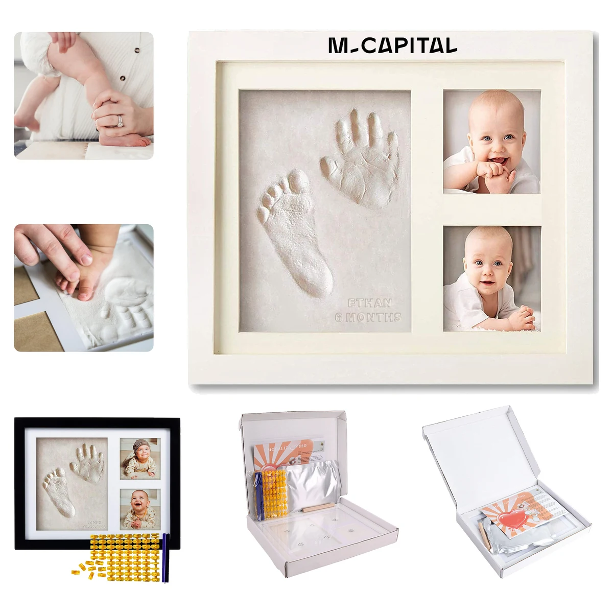 Baby Handprint And Footprint Makers Kit 1