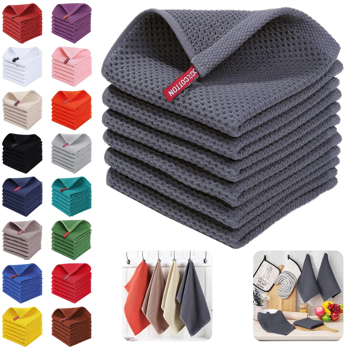 12 Inch Square Kitchen Cleaning Cloth 1