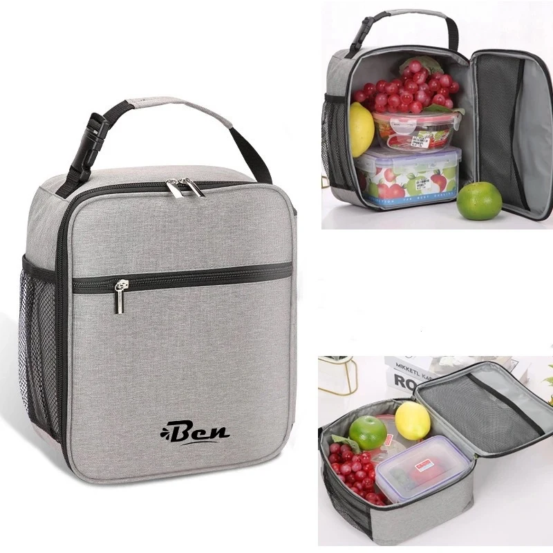 Double-Zipper Handheld Insulated Bag 1