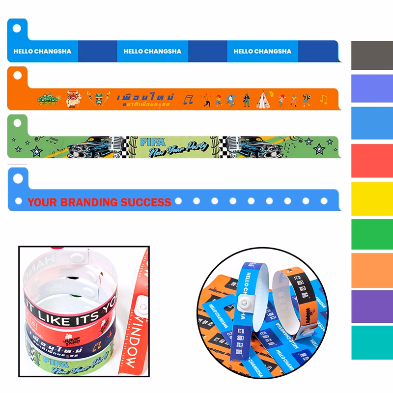 Custom L-Shaped PVC Flexible Press Wristband