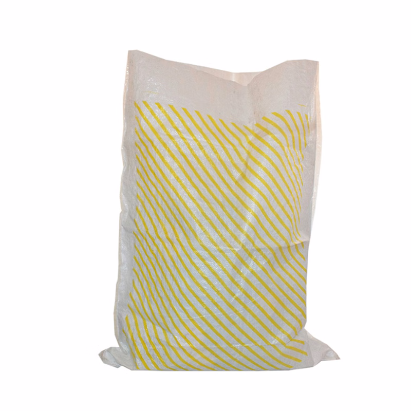 Custom Printed Striped PP Woven Laminated Tote Bag