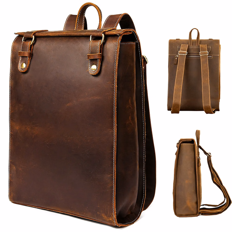 Leather Business Work backpack