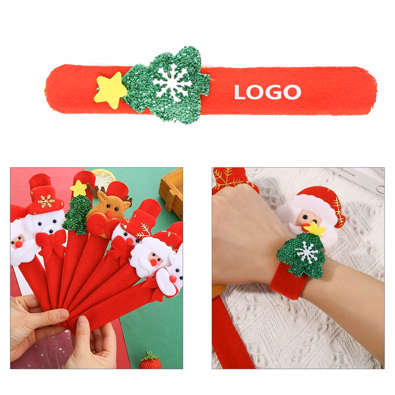 Christmas Slap Wristbands Bracelets