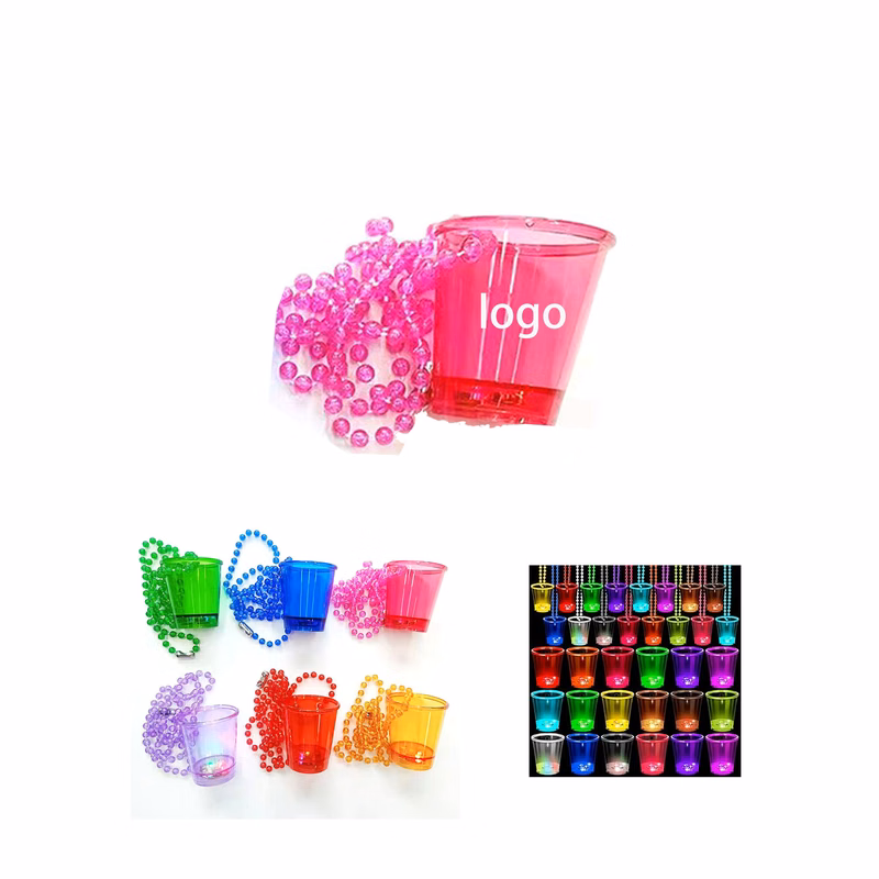 LED Beaded Necklace Cup