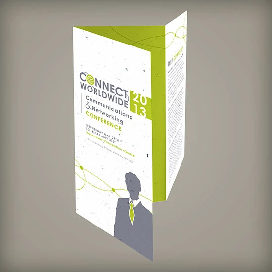 Double-Sided Tri-Fold Seed Paper Brochure (3 Panels) 1